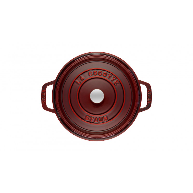 COCOTTE STAUB FONTE 28CM ROUGE 